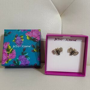 Betsy Johnson Bumble Bee Earrings